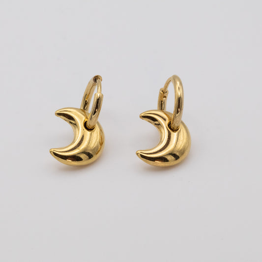 Aretes Gold Luna