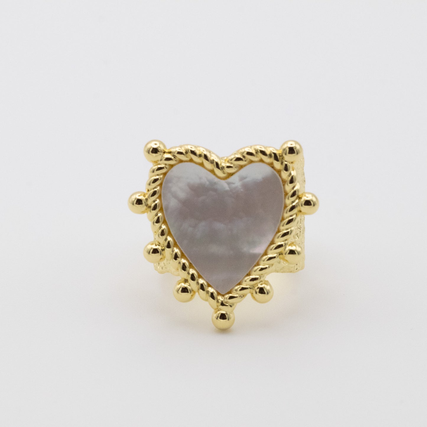 Anillos Nácar Corazón