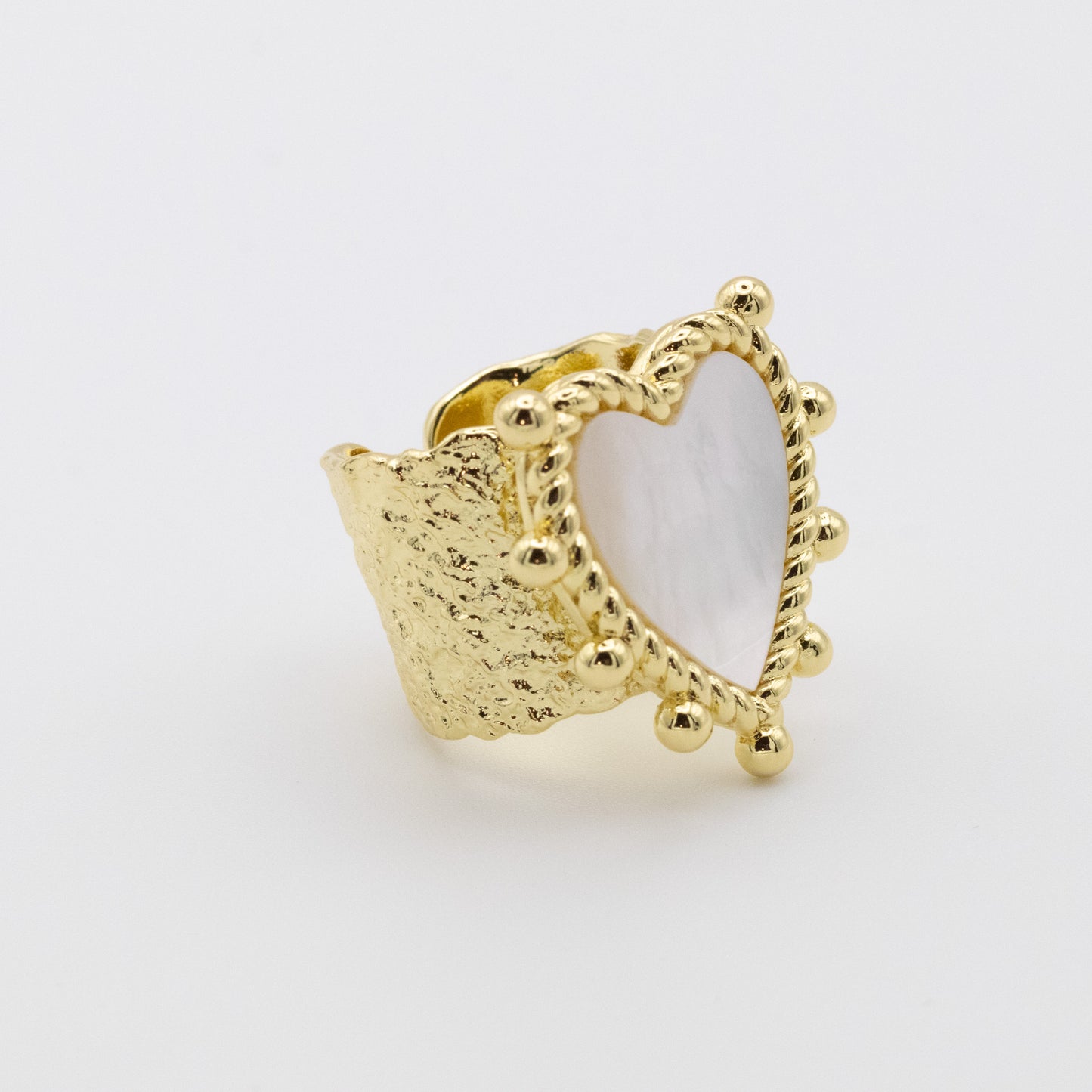 Anillos Nácar Corazón