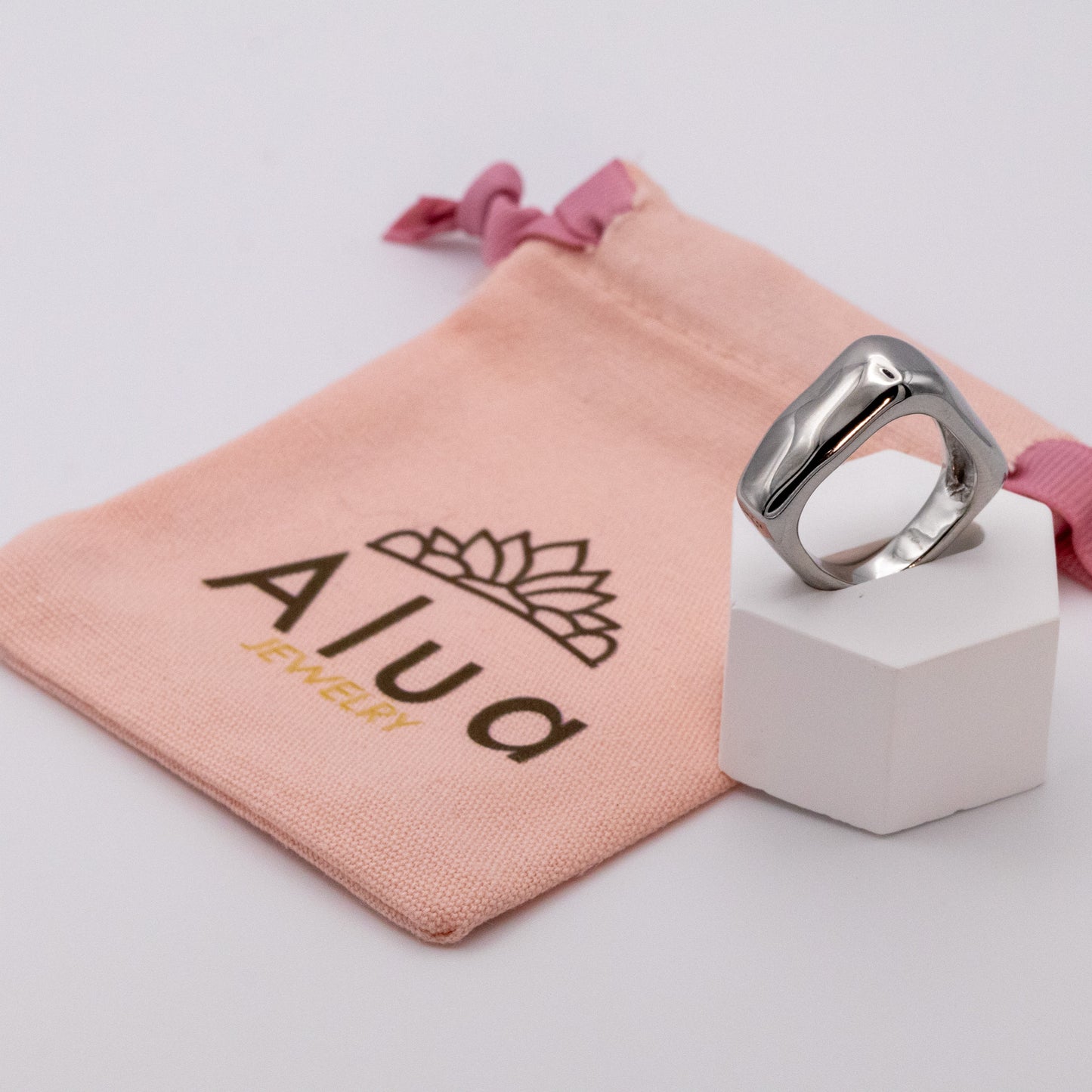 Anillo Cuadrado Silver