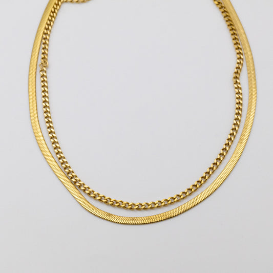Set Cadena Plana y Eslabones