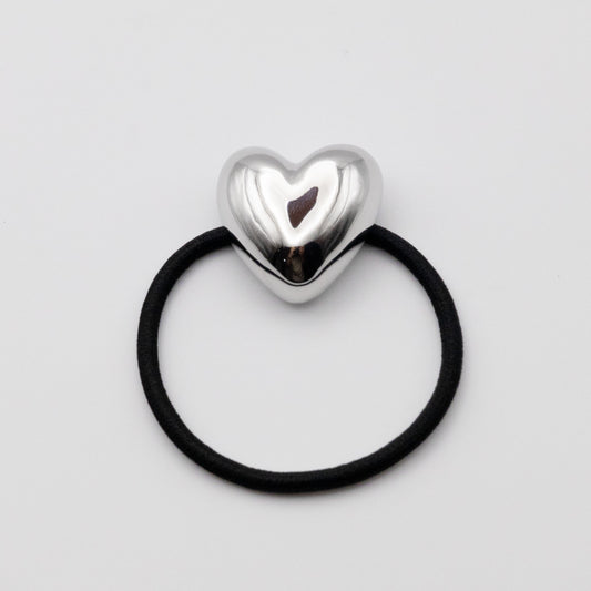 Banda Corazón Silver para el cabello
