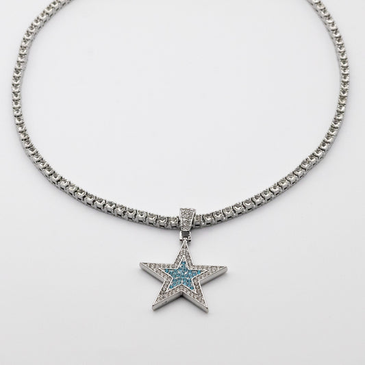 Collar Zircones Estrella Maxi