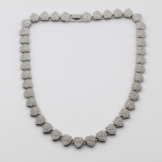 Collar Corazones Chocker
