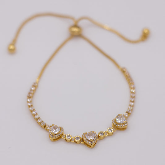 Pulsera Tres Corazones