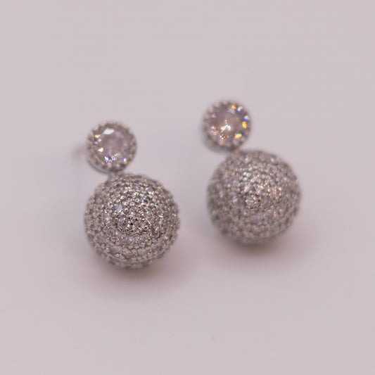 Aretes Morea Silver