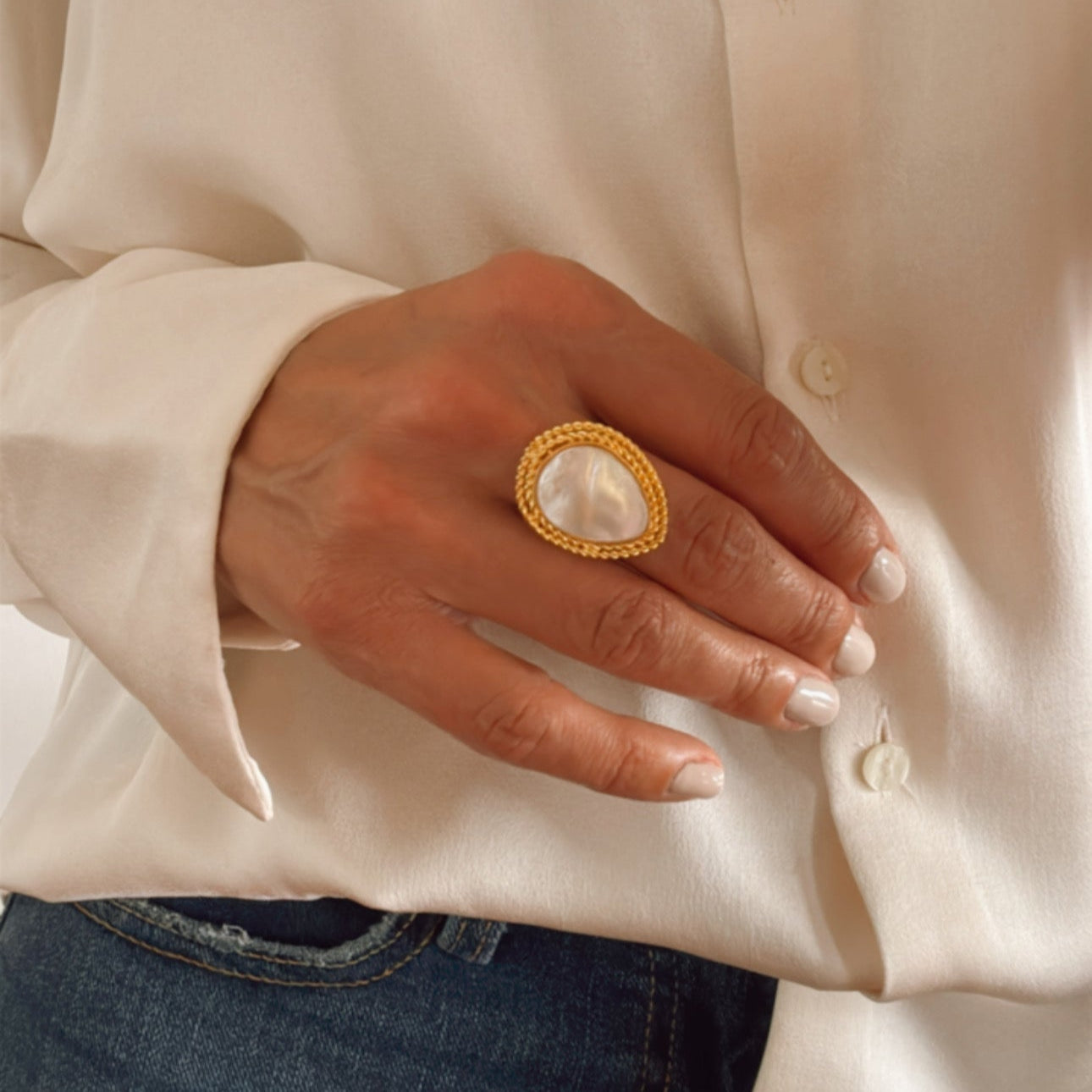 Anillo Perla